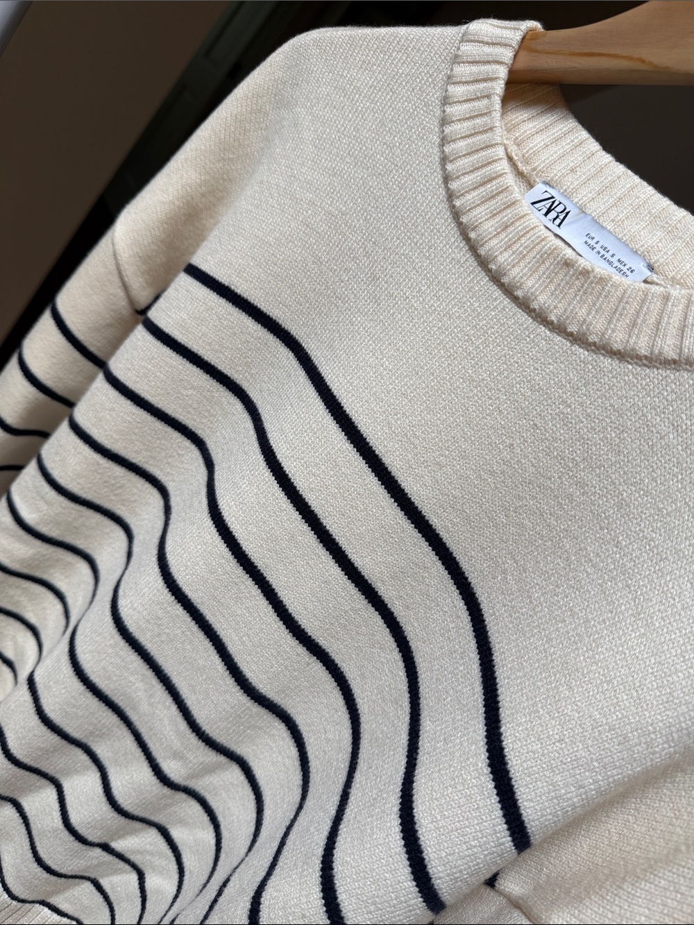 ZARA oversized striped knit sweater - Picture 7 of 11